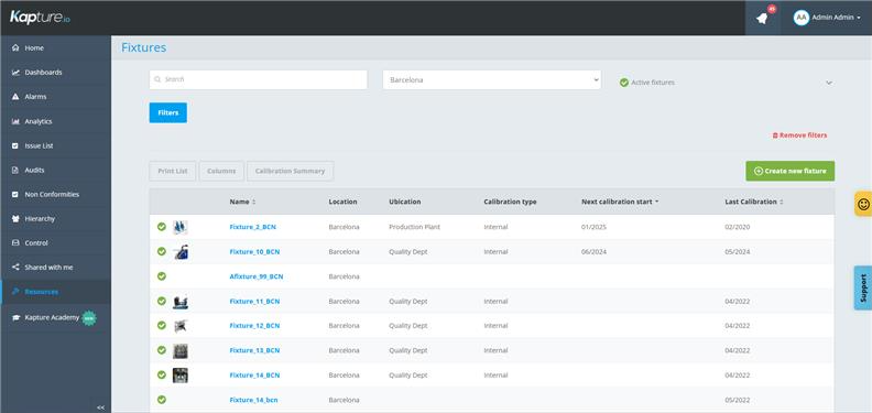 Kapture.io QMS Trazabilidad total