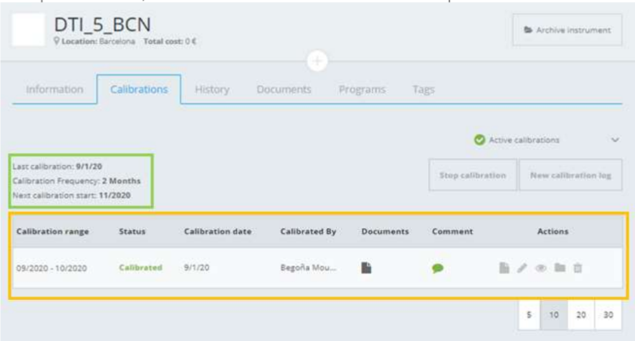 Calibraciones en Kapture.io QMS