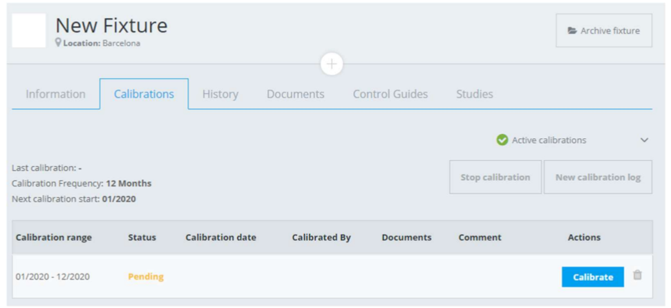 Calibraciones en Kapture.io QMS
