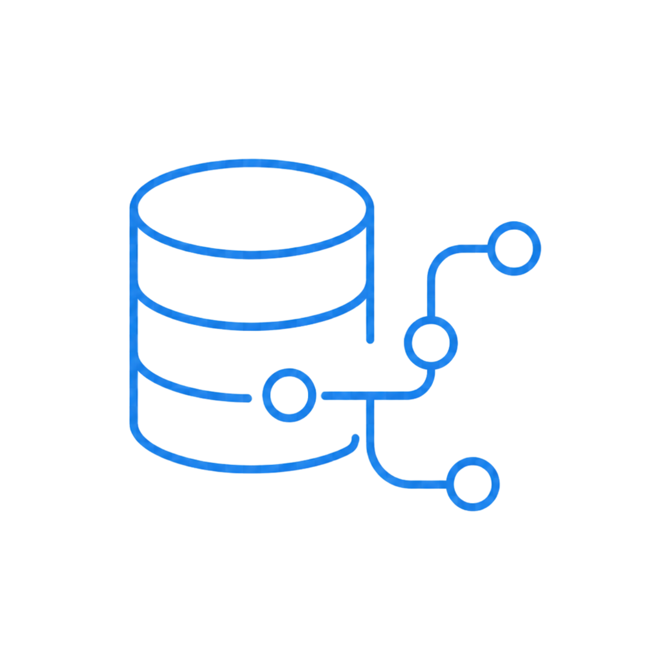 Icono de trazabilidad y datos