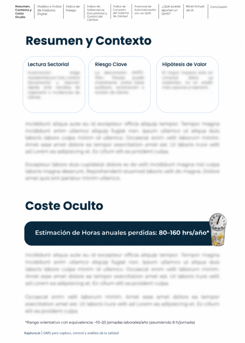 Análisis del coste oculto de la gestión de calidad